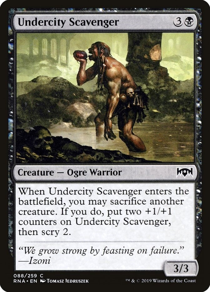 Undercity Scavenger (88) (Ravnica Allegiance)