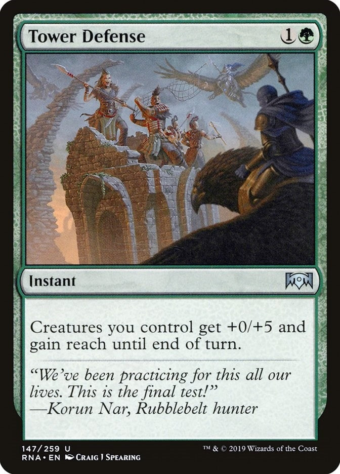 Tower Defense (147) (Ravnica Allegiance)