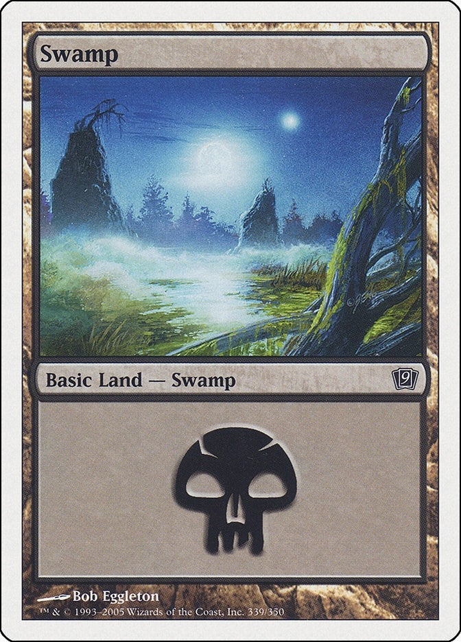 Image for Swamp (339) (339) (9th Edition) - Magic: The Gathering