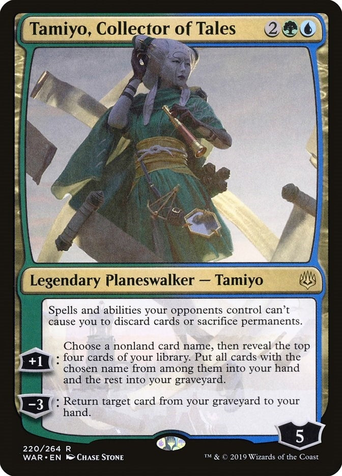 Tamiyo, Collector of Tales (220) (War of the Spark)