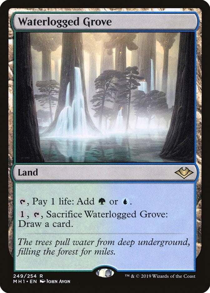 Image for Waterlogged Grove (249) (Modern Horizons) - Magic: The Gathering