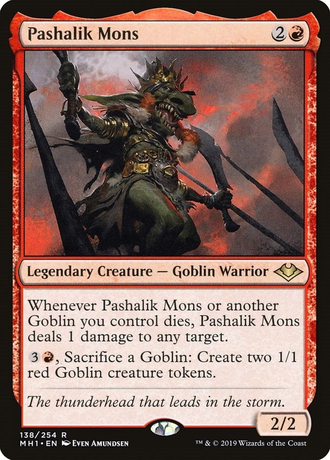 Image for Pashalik Mons (138) (Modern Horizons) - Magic: The Gathering