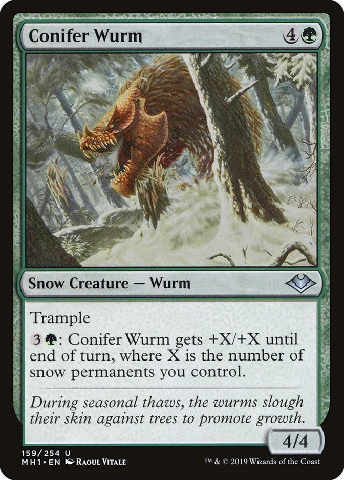 Conifer Wurm (159) (Modern Horizons)