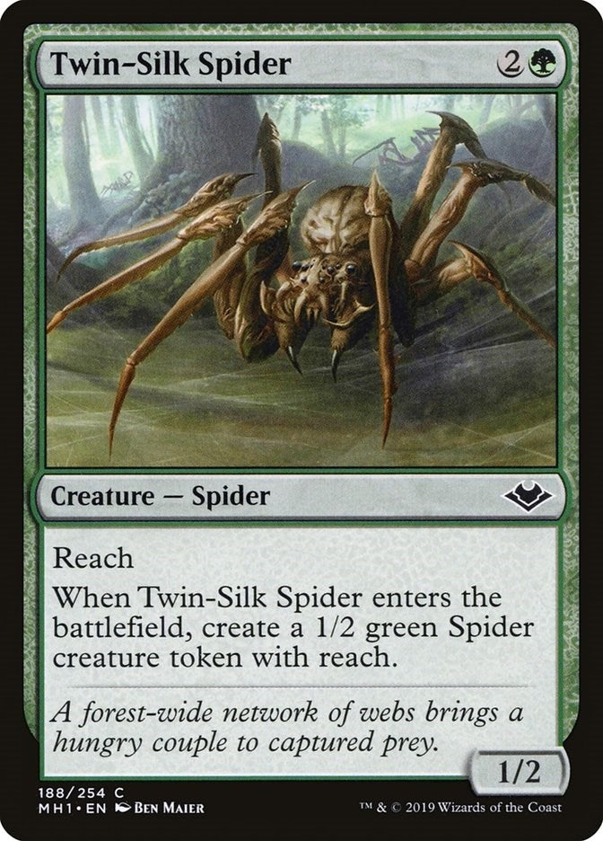 Image for Twin-Silk Spider (188) (Modern Horizons) - Magic: The Gathering