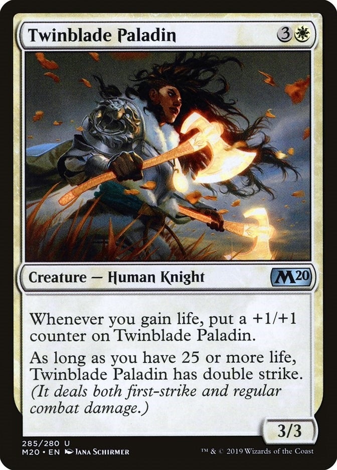 Twinblade Paladin (285) (Core Set 2020)