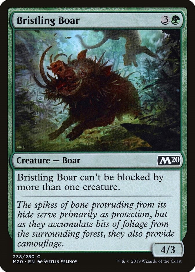 Bristling Boar (338) (Core Set 2020)