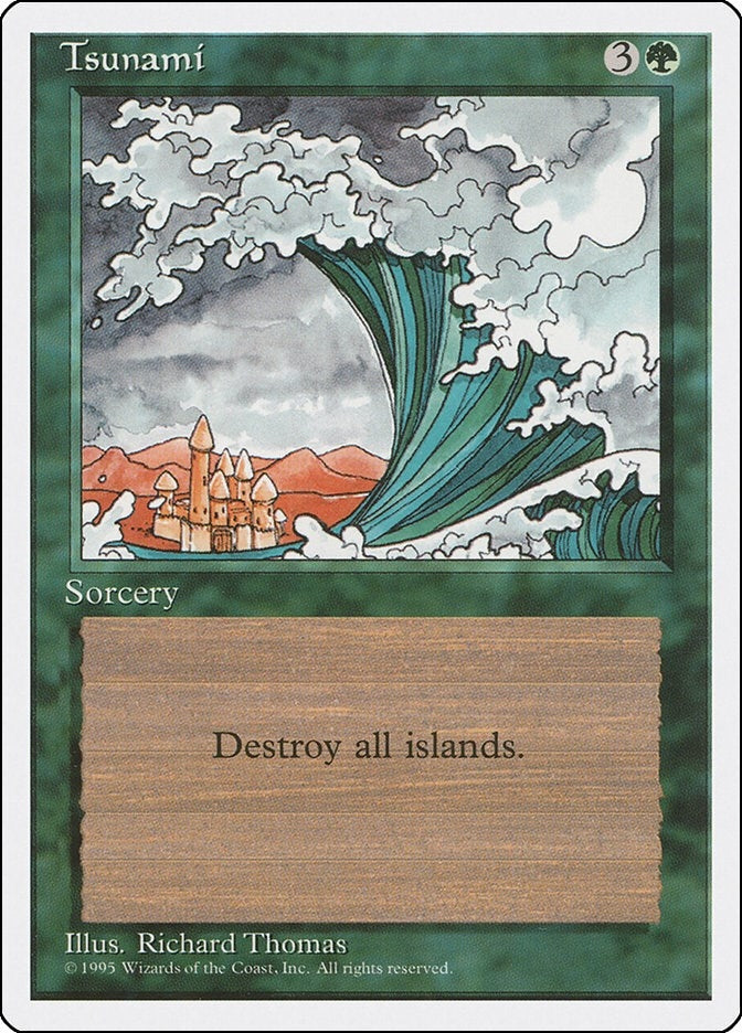 Image for Tsunami (162) (Fourth Edition) - Magic: The Gathering