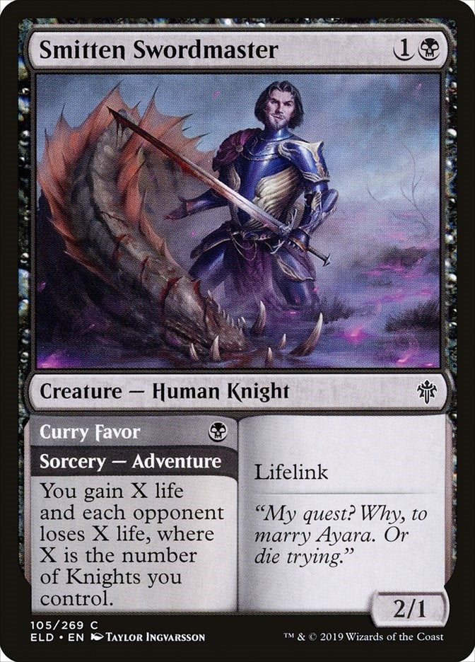 Image for Smitten Swordmaster (105) (ELD) - Magic: The Gathering