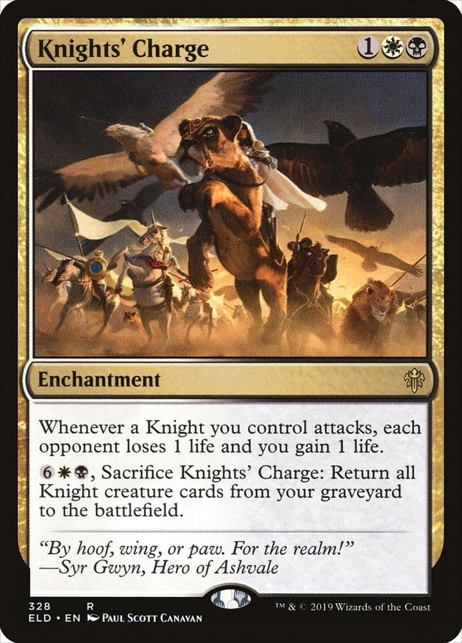 Image for Knights' Charge (328) (ELD) - Magic: The Gathering