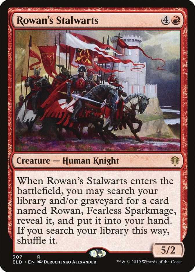 Image for Rowan's Stalwarts (307) (ELD) - Magic: The Gathering
