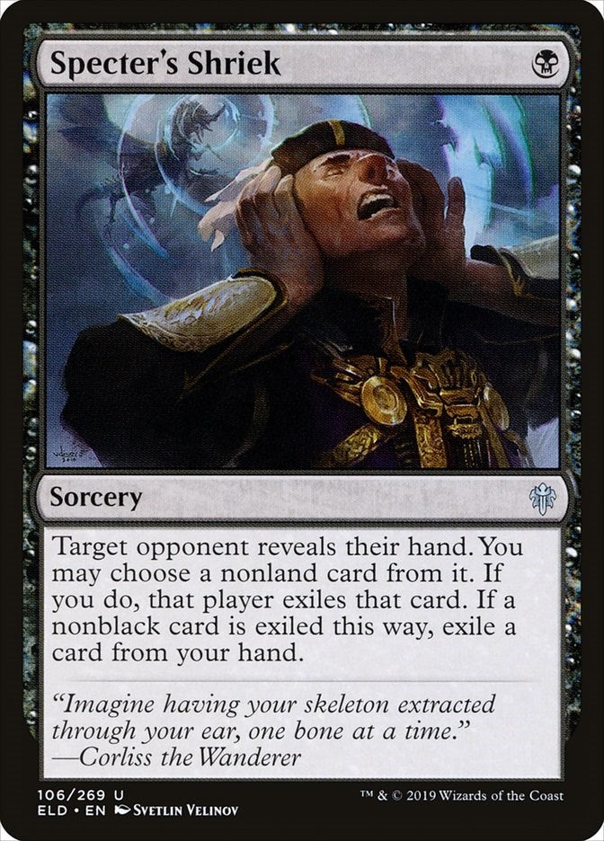 Image for Specter's Shriek (106) (ELD) - Magic: The Gathering