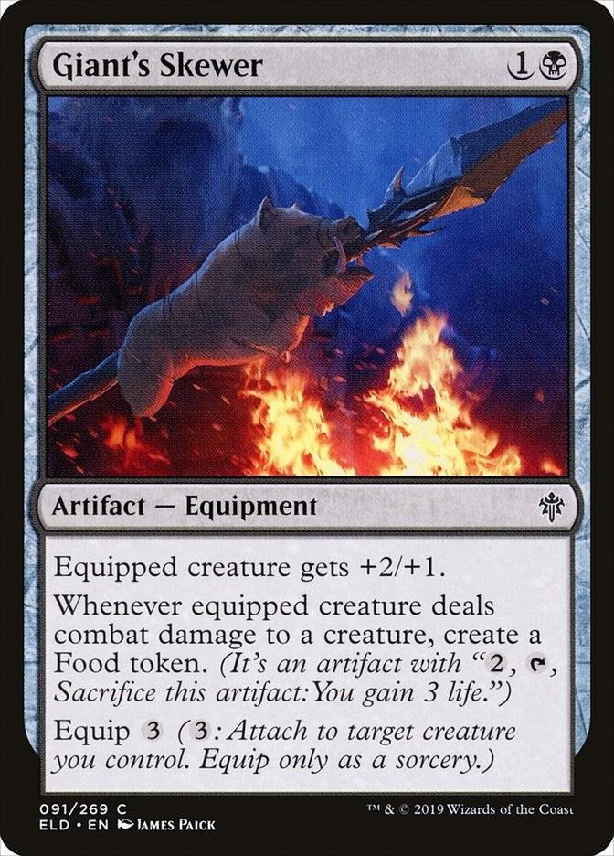 Image for Giant's Skewer (91) (ELD) - Magic: The Gathering