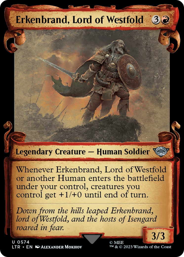 Erkenbrand, Lord of Westfold (Showcase Scrolls) (574) (LTR)