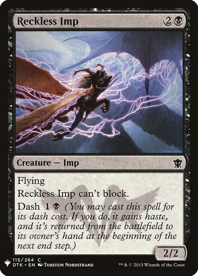 Image for Reckless Imp (115) (The List Reprints) - Magic: The Gathering