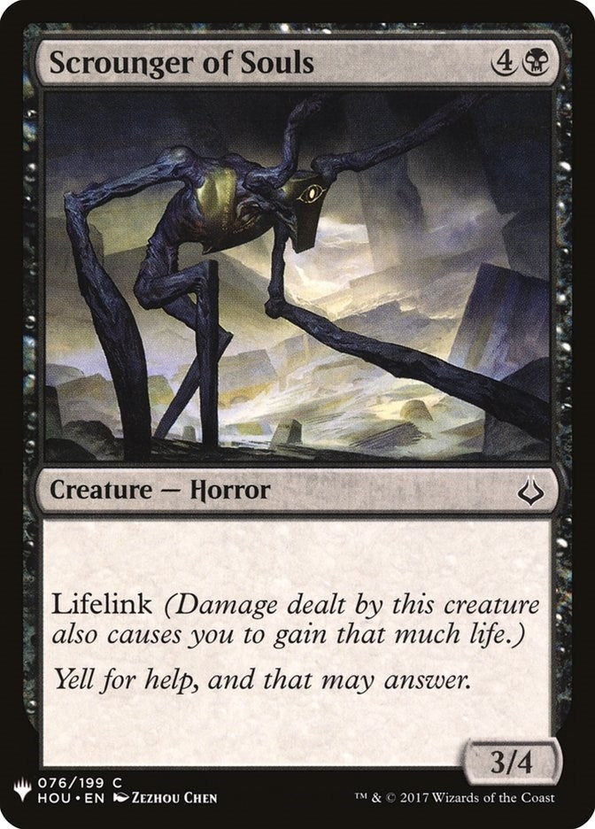 Image for Scrounger of Souls (76) (The List Reprints) - Magic: The Gathering