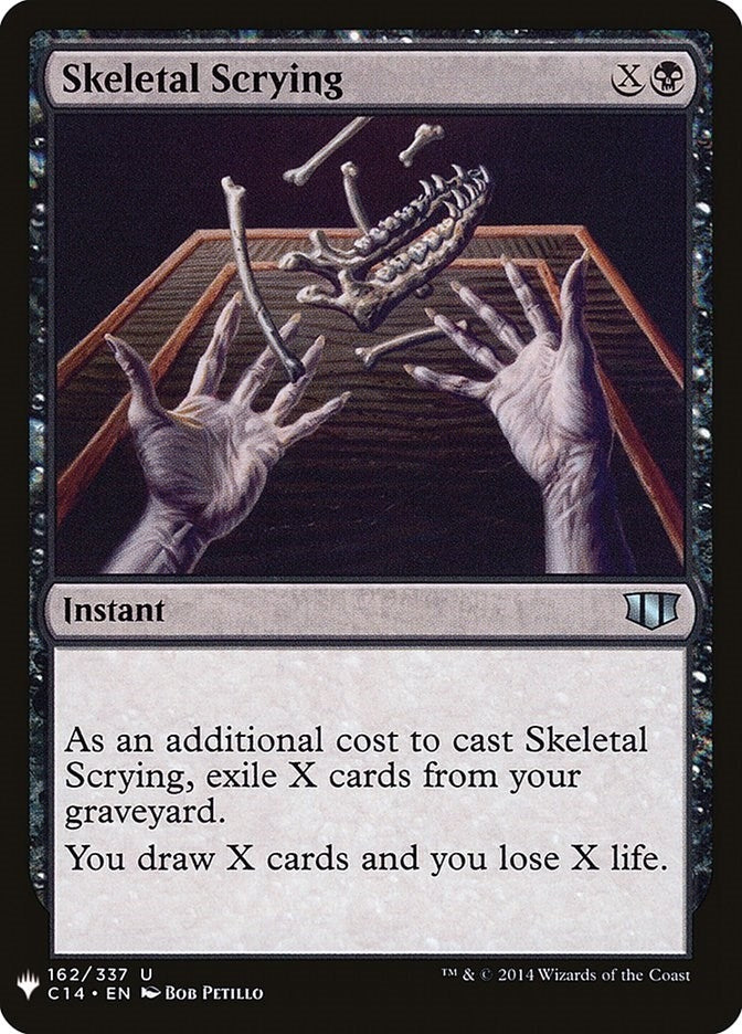 Image for Skeletal Scrying (162) (The List Reprints) - Magic: The Gathering