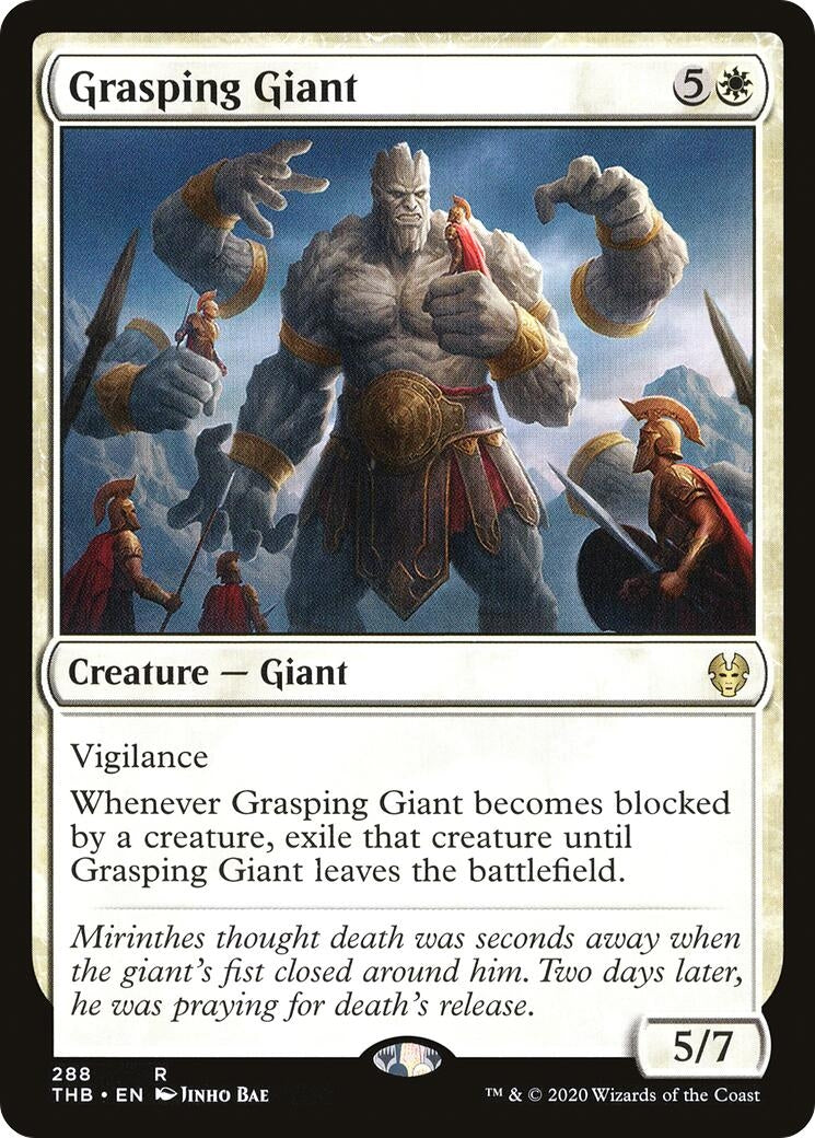 Image for Grasping Giant (288) (Theros Beyond Death) - Magic: The Gathering