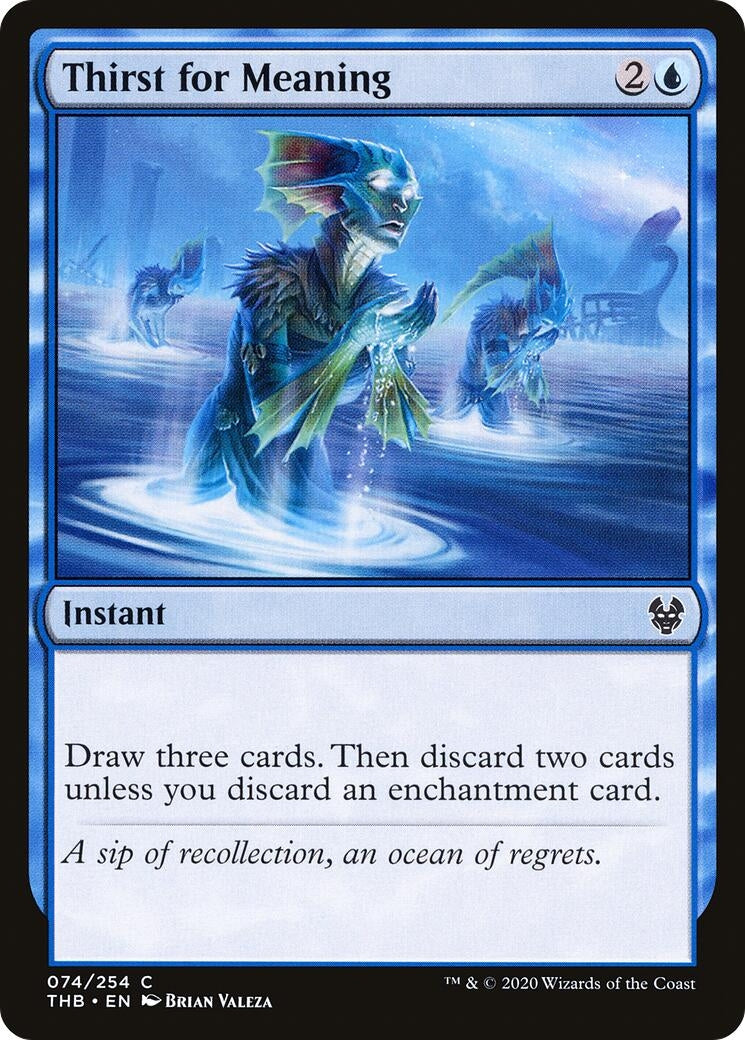 Image for Thirst for Meaning (74) (Theros Beyond Death) - Magic: The Gathering