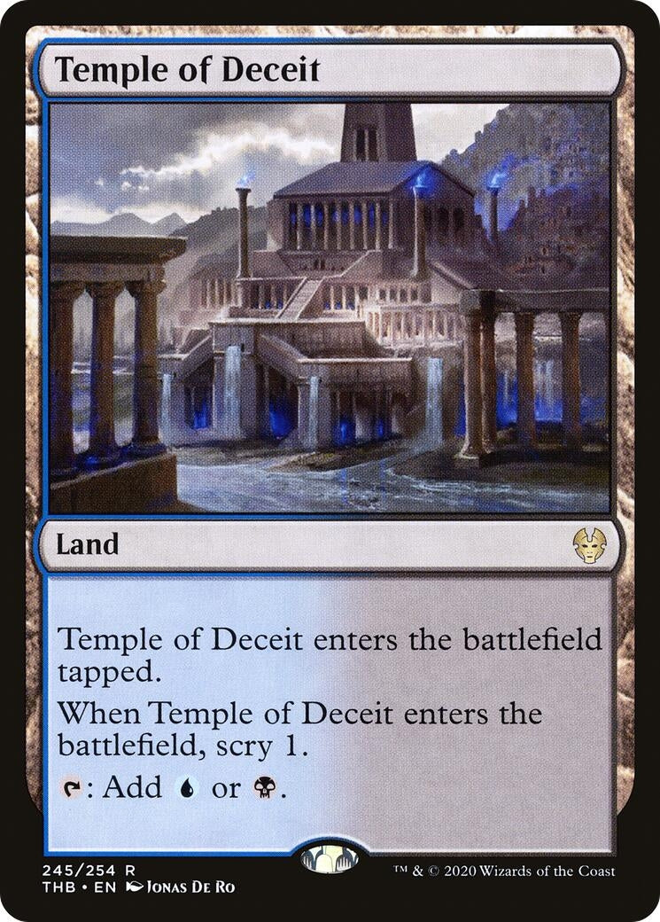 Image for Temple of Deceit (245) (Theros Beyond Death) - Magic: The Gathering