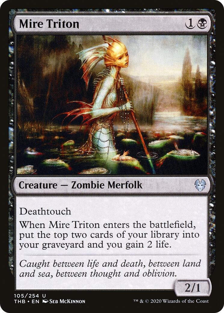Image for Mire Triton (105) (Theros Beyond Death) - Magic: The Gathering