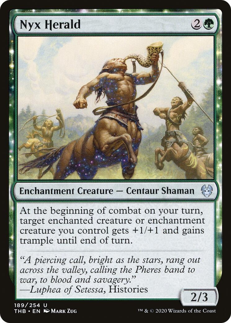 Image for Nyx Herald (189) (Theros Beyond Death) - Magic: The Gathering
