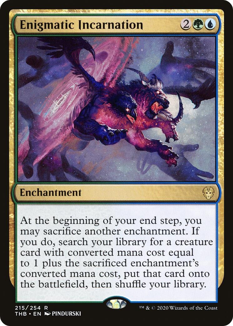 Image for Enigmatic Incarnation (215) (Theros Beyond Death) - Magic: The Gathering