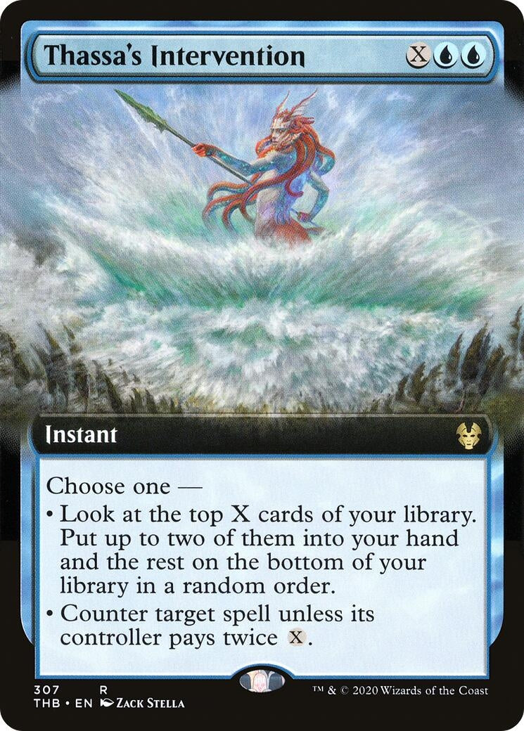 Image for Thassa's Intervention (Extended Art) (307) (Theros Beyond Death) - Magic: The Gathering