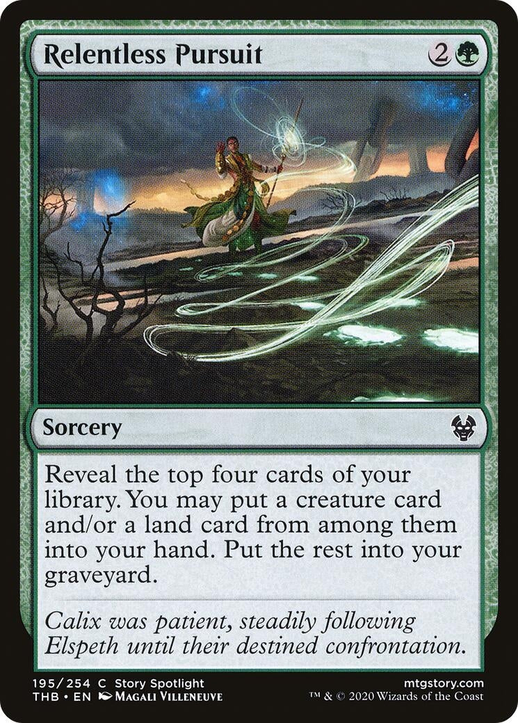 Image for Relentless Pursuit (195) (Theros Beyond Death) - Magic: The Gathering