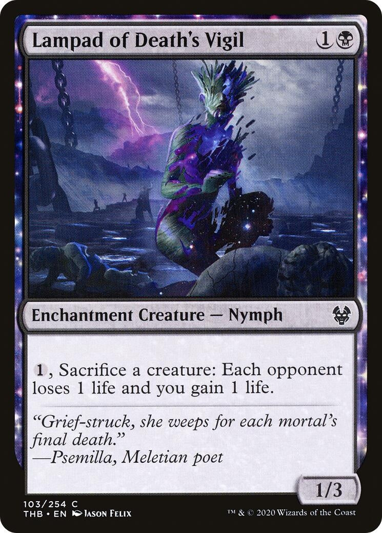 Image for Lampad of Death's Vigil (103) (Theros Beyond Death) - Magic: The Gathering