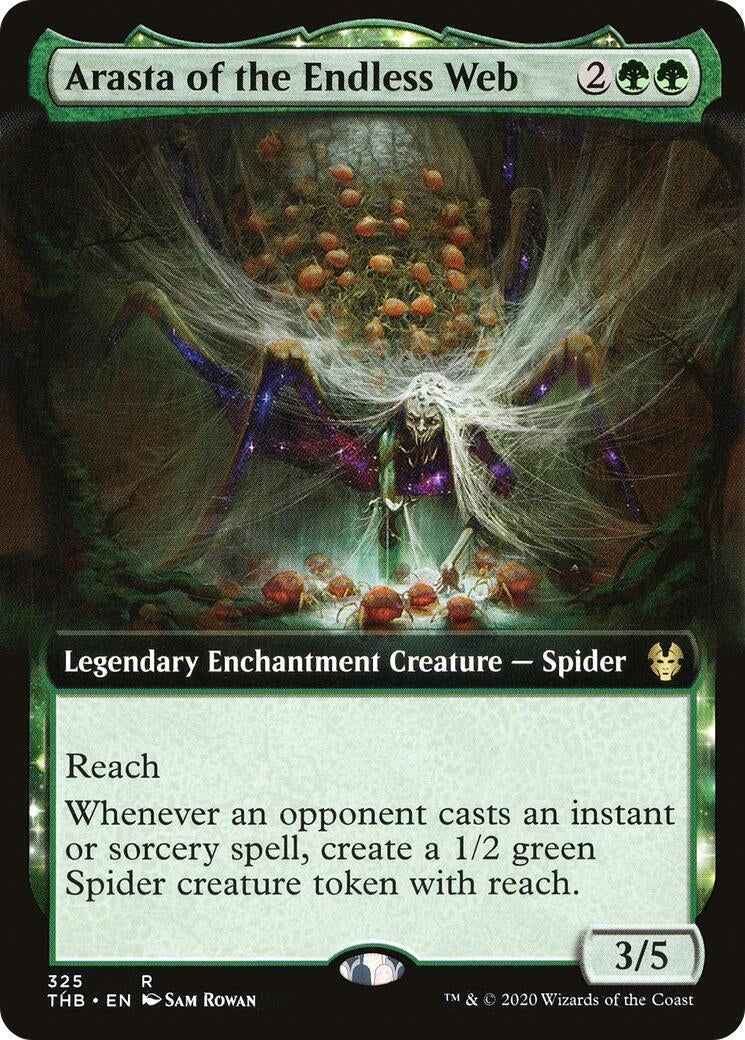 Image for Arasta of the Endless Web (Extended Art) (325) (Theros Beyond Death) - Magic: The Gathering