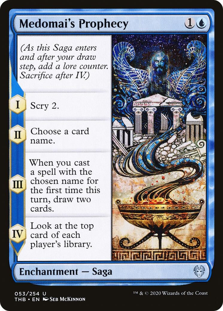 Image for Medomai's Prophecy (53) (Theros Beyond Death) - Magic: The Gathering