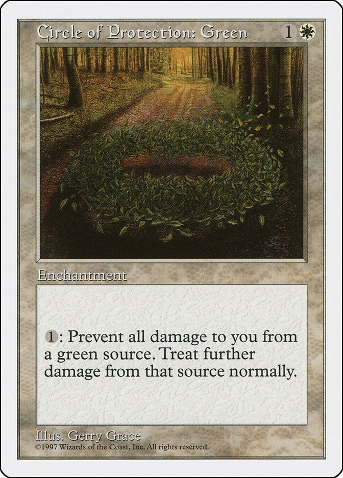 Circle of Protection: Green (Fifth Edition)