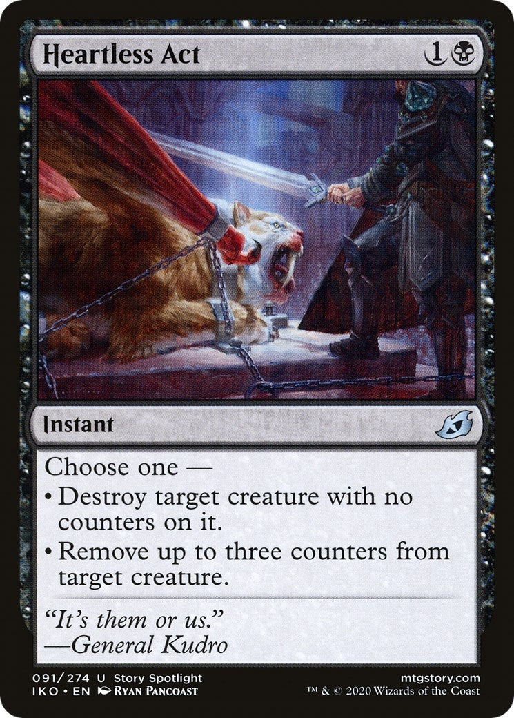 Image for Heartless Act (91) (Ikoria: Lair of Behemoths) - Magic: The Gathering