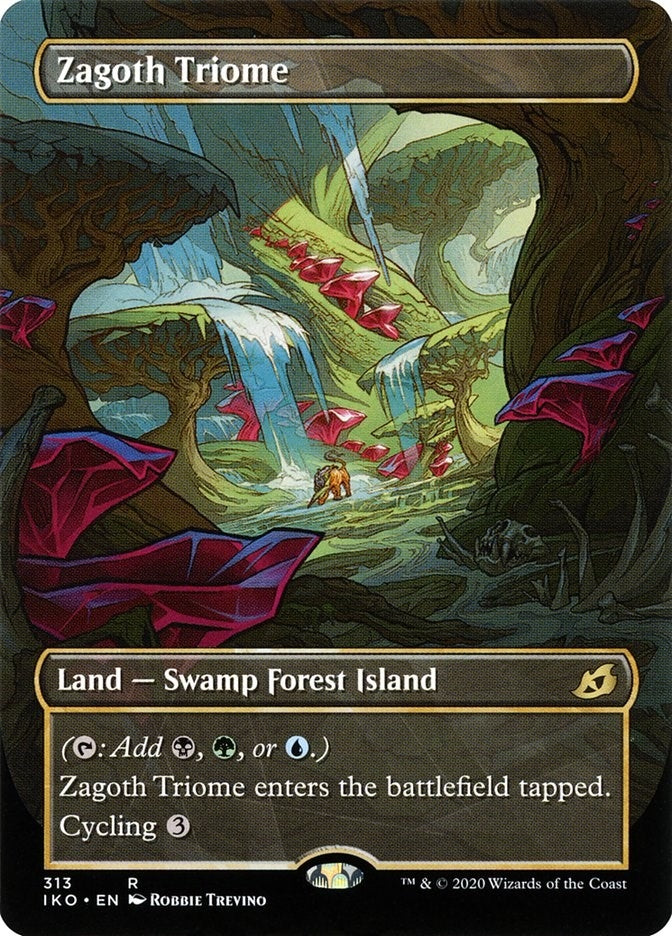 Image for Zagoth Triome (Showcase) (313) (Ikoria: Lair of Behemoths) - Magic: The Gathering