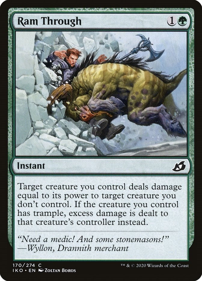 Image for Ram Through (170) (Ikoria: Lair of Behemoths) - Magic: The Gathering