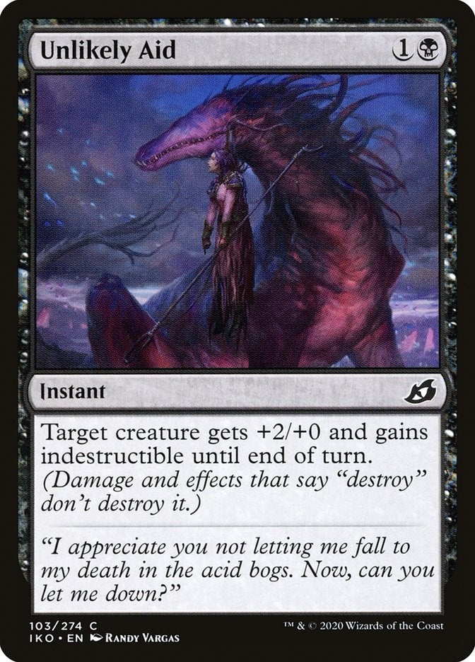 Image for Unlikely Aid (103) (Ikoria: Lair of Behemoths) - Magic: The Gathering