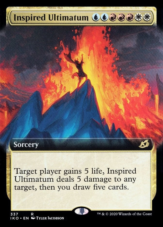 Image for Inspired Ultimatum (Extended Art) (337) (Ikoria: Lair of Behemoths) - Magic: The Gathering