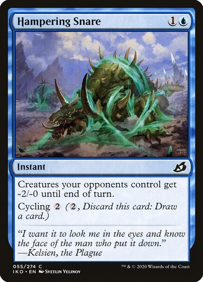 Image for Hampering Snare (55) (Ikoria: Lair of Behemoths) - Magic: The Gathering