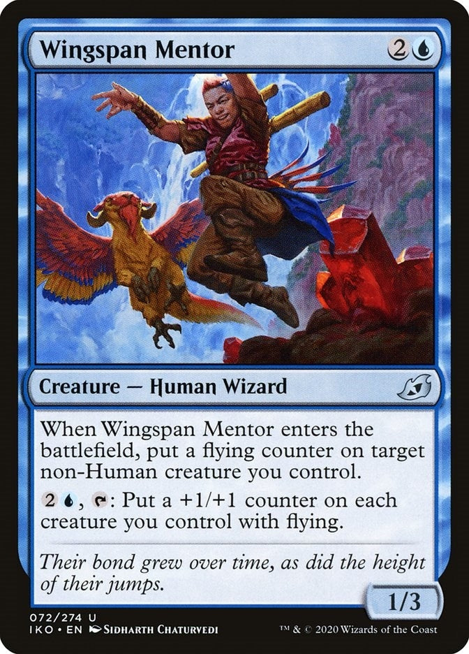 Image for Wingspan Mentor (72) (Ikoria: Lair of Behemoths) - Magic: The Gathering