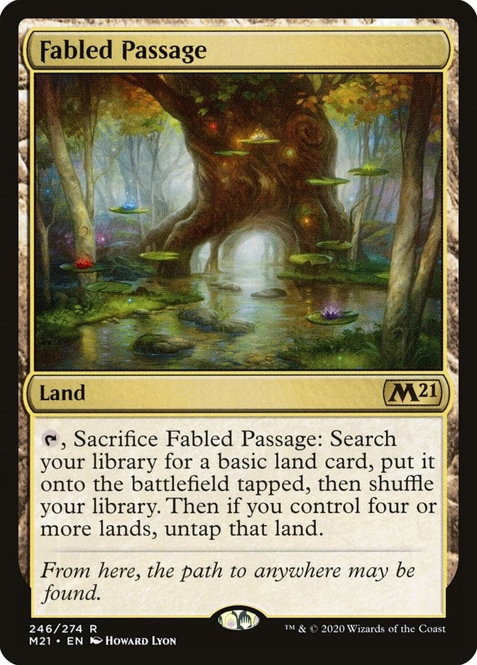 Image for Fabled Passage (246) (Core Set 2021) - Magic: The Gathering