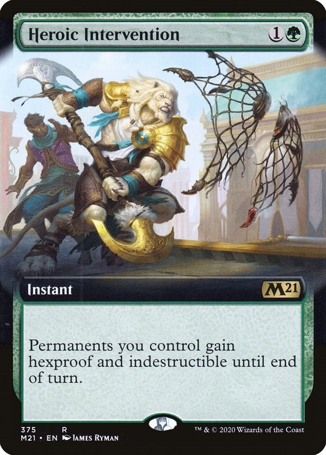 Image for Heroic Intervention (Extended Art) (375) (Core Set 2021) - Magic: The Gathering