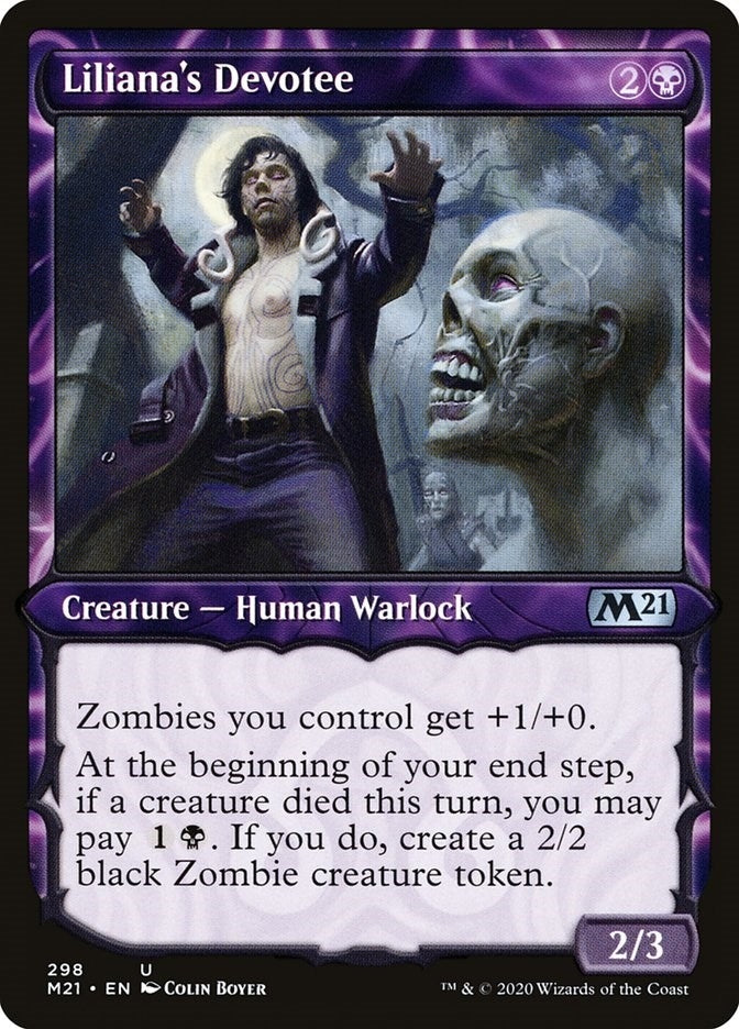Image for Liliana's Devotee (Showcase) (298) (Core Set 2021) - Magic: The Gathering