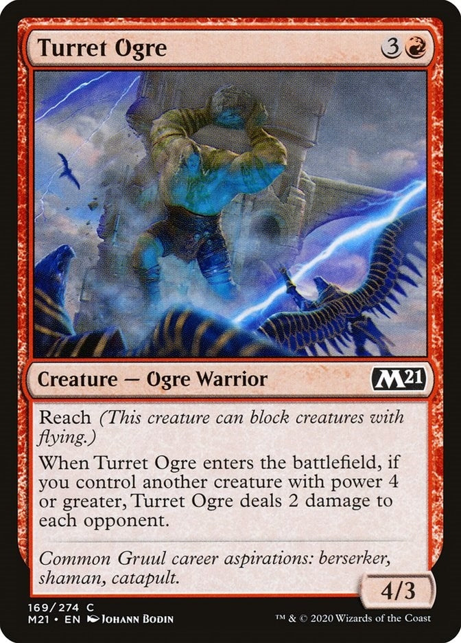 Image for Turret Ogre (169) (Core Set 2021) - Magic: The Gathering