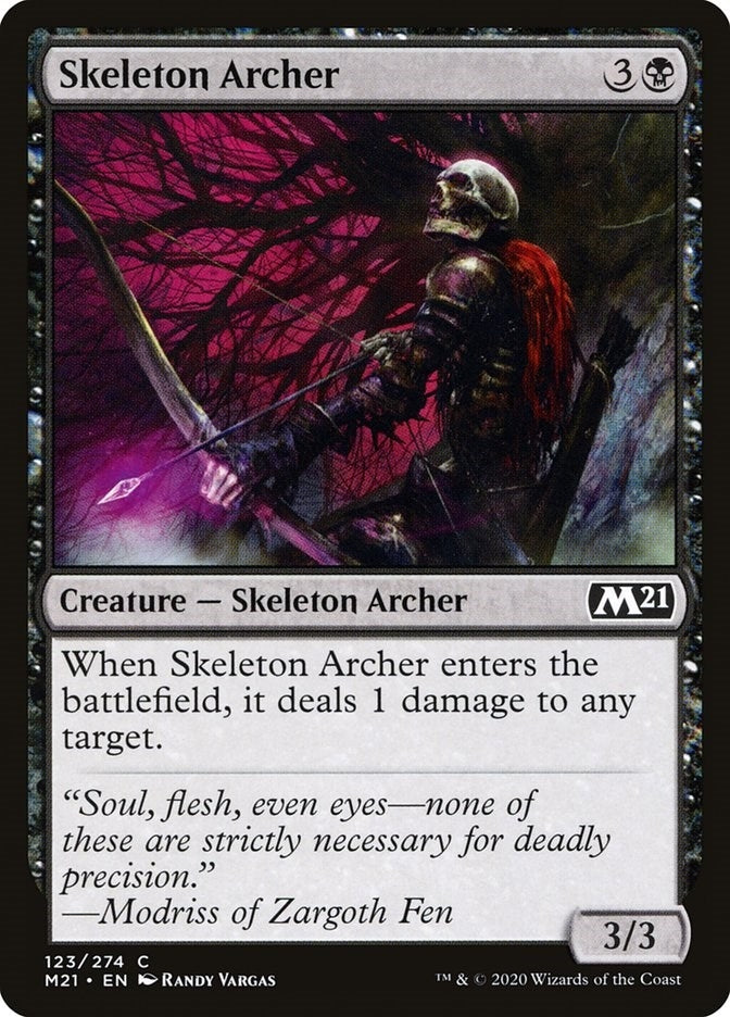 Image for Skeleton Archer (123) (Core Set 2021) - Magic: The Gathering