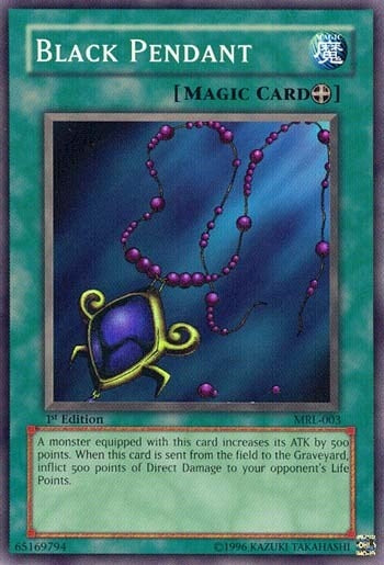 Image for Black Pendant (MRL-003) (Magic Ruler) - YuGiOh