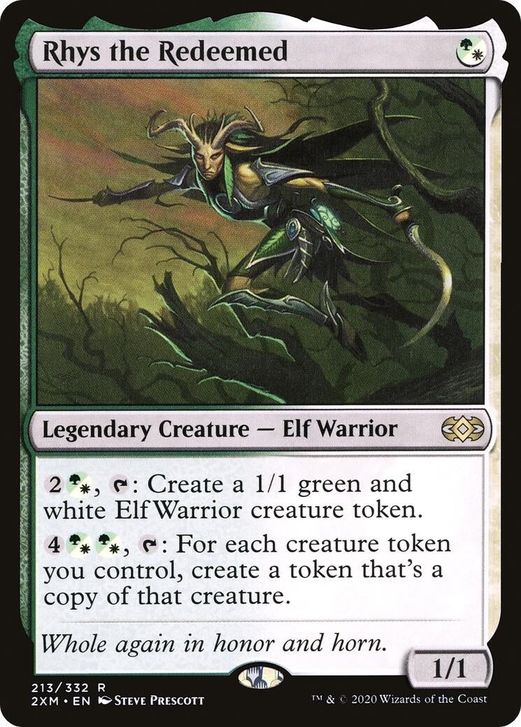 Image for Rhys the Redeemed (213) (Double Masters) - Magic: The Gathering