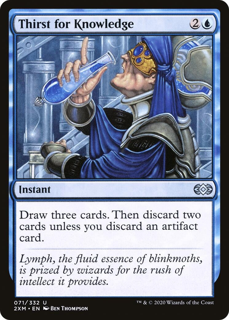 Image for Thirst for Knowledge (71) (Double Masters) - Magic: The Gathering