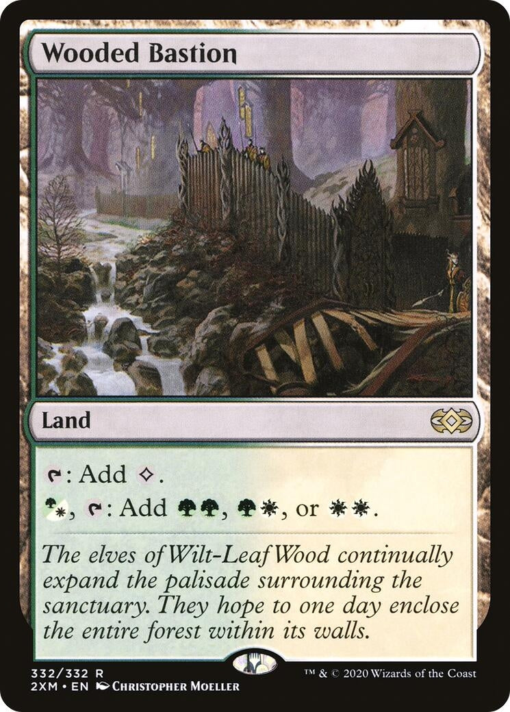 Image for Wooded Bastion (332) (Double Masters) - Magic: The Gathering