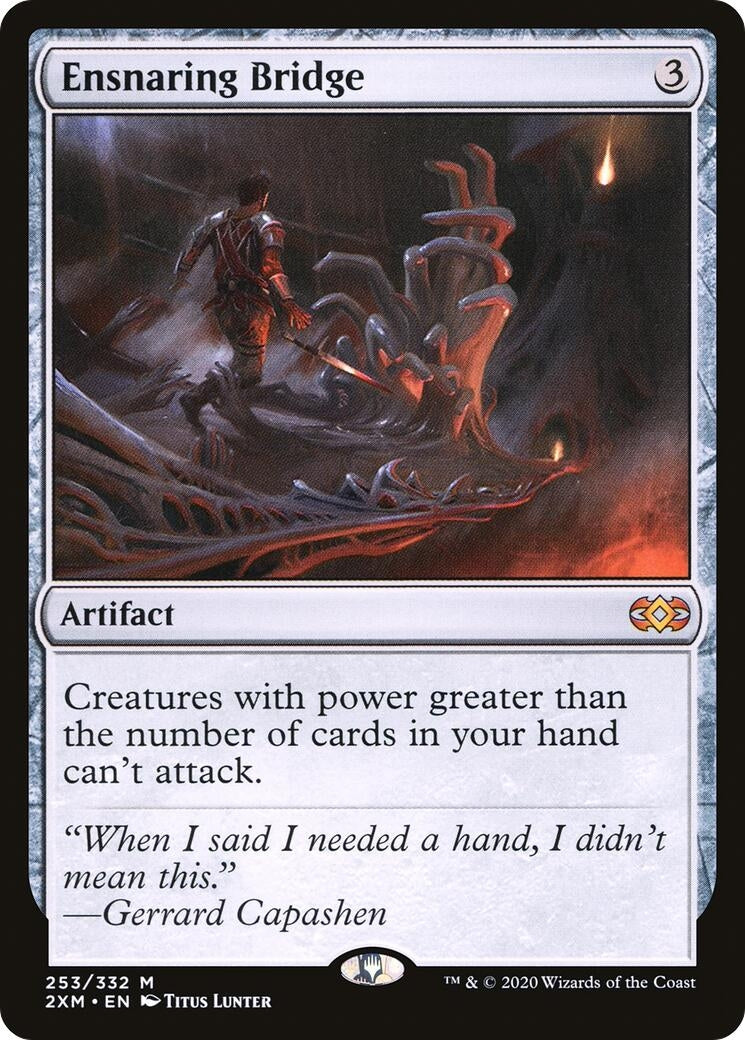 Image for Ensnaring Bridge (253) (Double Masters) - Magic: The Gathering