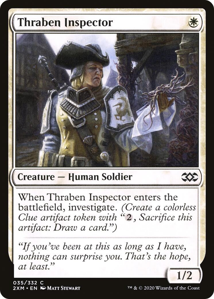 Image for Thraben Inspector (35) (Double Masters) - Magic: The Gathering